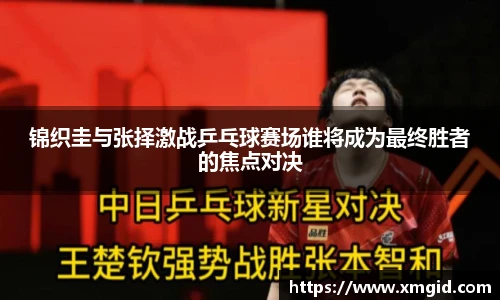 锦织圭与张择激战乒乓球赛场谁将成为最终胜者的焦点对决